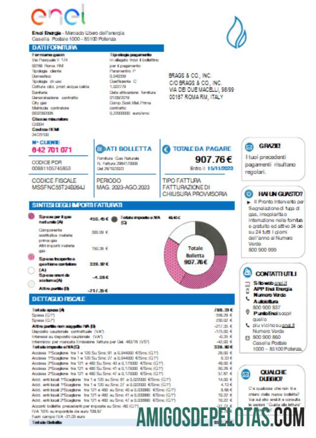 Projeto de lei de serviços públicos da Enel Energia, SCR amostra